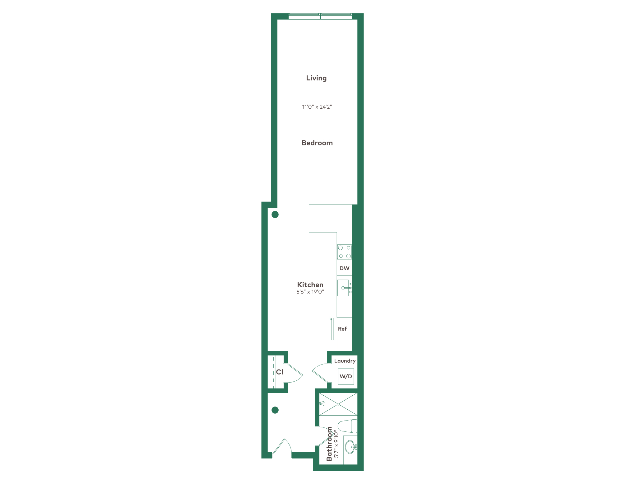 Floor plan layout diagram for J+W - S4